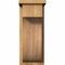 Ekena Millwork Del Monte Rough Sawn Corbel w/Backplate, Western Red Cedar, 8"W x 12"D x 20"H COR08X12X20DEL01RWR - alternate 2